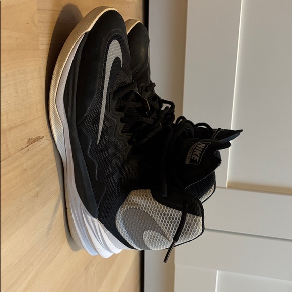 Women’s Nike Black and White High-Top Basketball Shoes - Picture 6 of 6